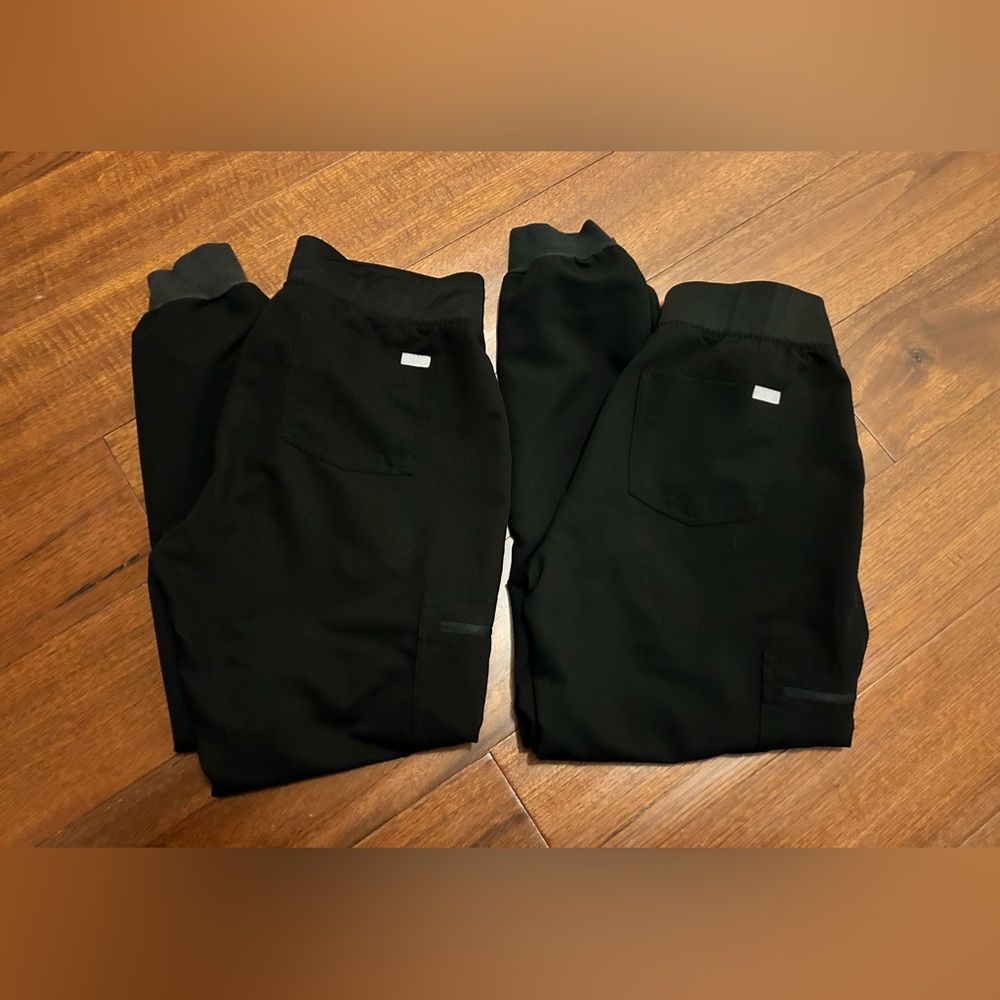 Two FIGS black Zamora scrubs pants size MEDIUM- offers welcomed